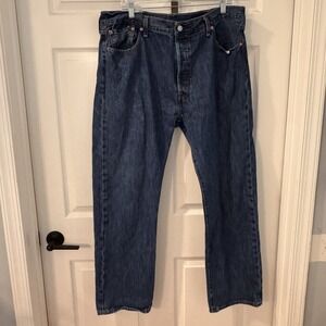 Levi's 501 Jeans Men's 40x32 (30)Original Fit Straight Leg Button Fly Blue Denim